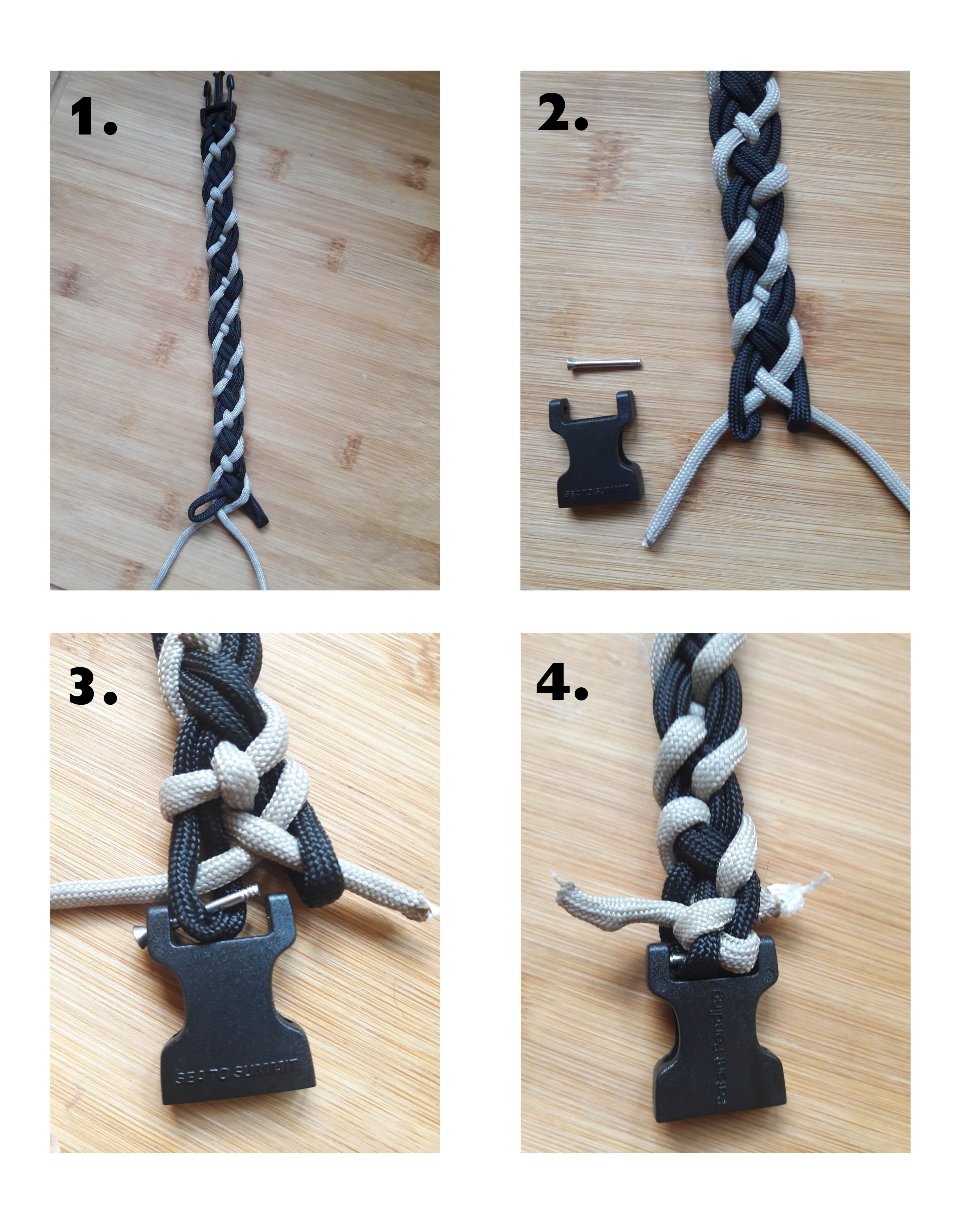 Abschluss des Armbands